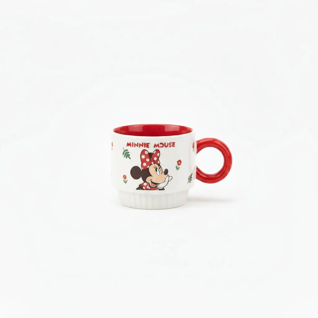 Cartoon Cute Mickey Ceramic Coffee Mugs Set of 2 Drinkware Mugs