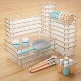 25 Pcs Drawer Organizer Set Stackable Storage & Organisation Household Drawer Organizer Inserts