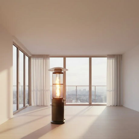 Cylindrical Gas Patio Heater Outdoor & Patio Patio Heaters