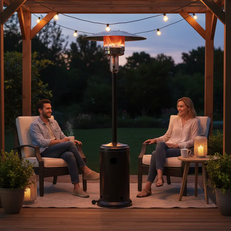 Premium Mushroom Patio Gas Heater for Indoor and Outdoor Use Outdoor & Patio Patio Heaters