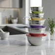 Salad Bowl Set of 5 Kitchenware Food Storage Containers