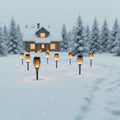 Solar Flickering Garden Flame Light Outdoor & Garden Landscape Pathway Lighting
