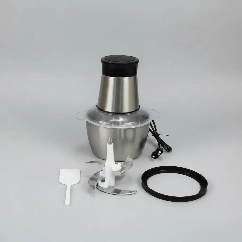 2L Stainless Steel Electric Food Chopper & Meat Mincer Kitchen Appliances Food Processors
