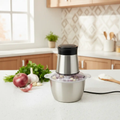 2L Stainless Steel Electric Food Chopper & Meat Mincer Kitchen Appliances Food Processors