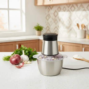 2L Stainless Steel Electric Food Chopper & Meat Mincer Kitchen Appliances Food Processors