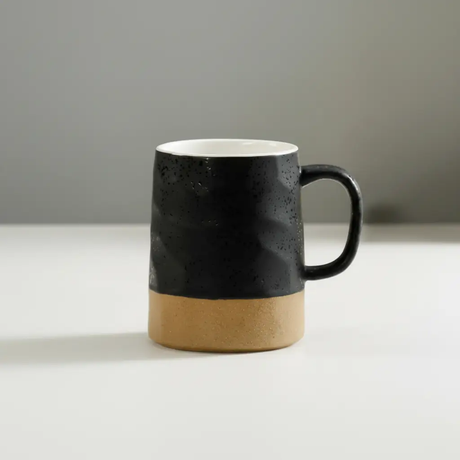 Retro Nordic Striped Matte Ceramic Coffee Mugs Kitchen Mugs