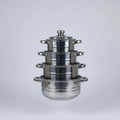 4-Piece Soup Pot Set Cookware Stock Pots