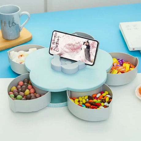 Rotating Petal Tray Kitchenware Serving Trays
