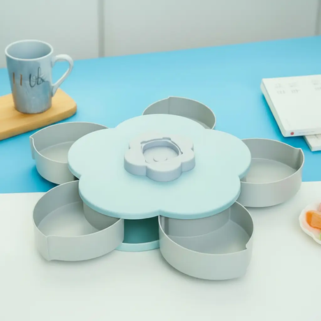 Rotating Petal Tray Kitchenware Serving Trays