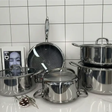Uakeen Germany 10pc Stainless Steel Cookware Set VK32 Cookware Cookware Sets