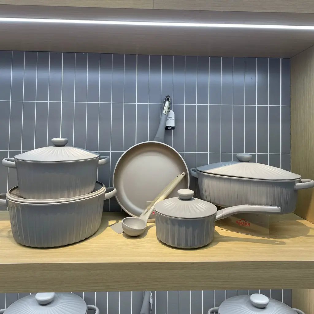 Uakeen Germany 11pc Ceramic Cookware Set VK27 Cookware Cookware Sets