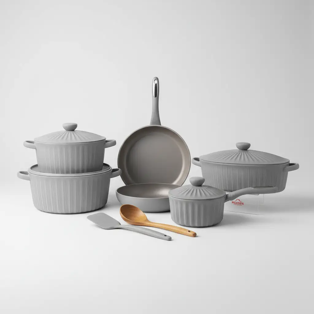 Uakeen Germany 11pc Ceramic Cookware Set VK27 Cookware Cookware Sets