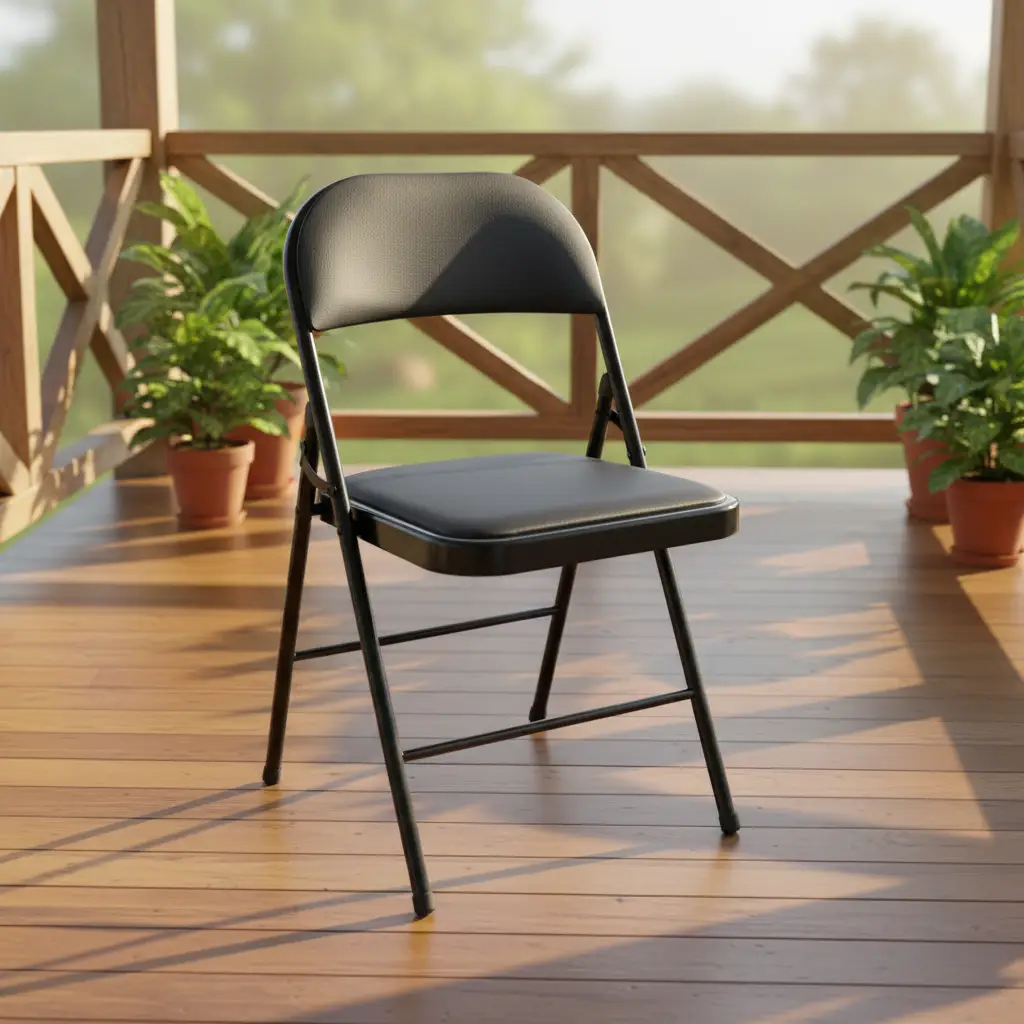 Heavy Duty Foldable Metal Chair Folding chair Uncategorized
