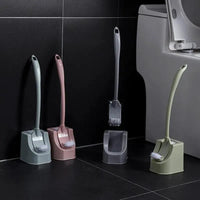 Long Handle Toilet Brush Set with Base Bathroom Toilet Brush & Holder Sets