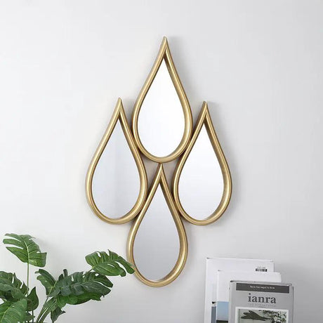 Nordic Teardrop Decorative Wall Mirror Home Decor Wall Mirrors