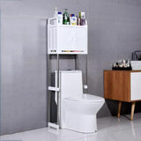 Over The Toilet Storage Rack with Cabinet Bathroom Storage Over-the-Toilet Caddies