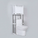 Over The Toilet Storage Rack with Cabinet Bathroom Storage Over-the-Toilet Caddies