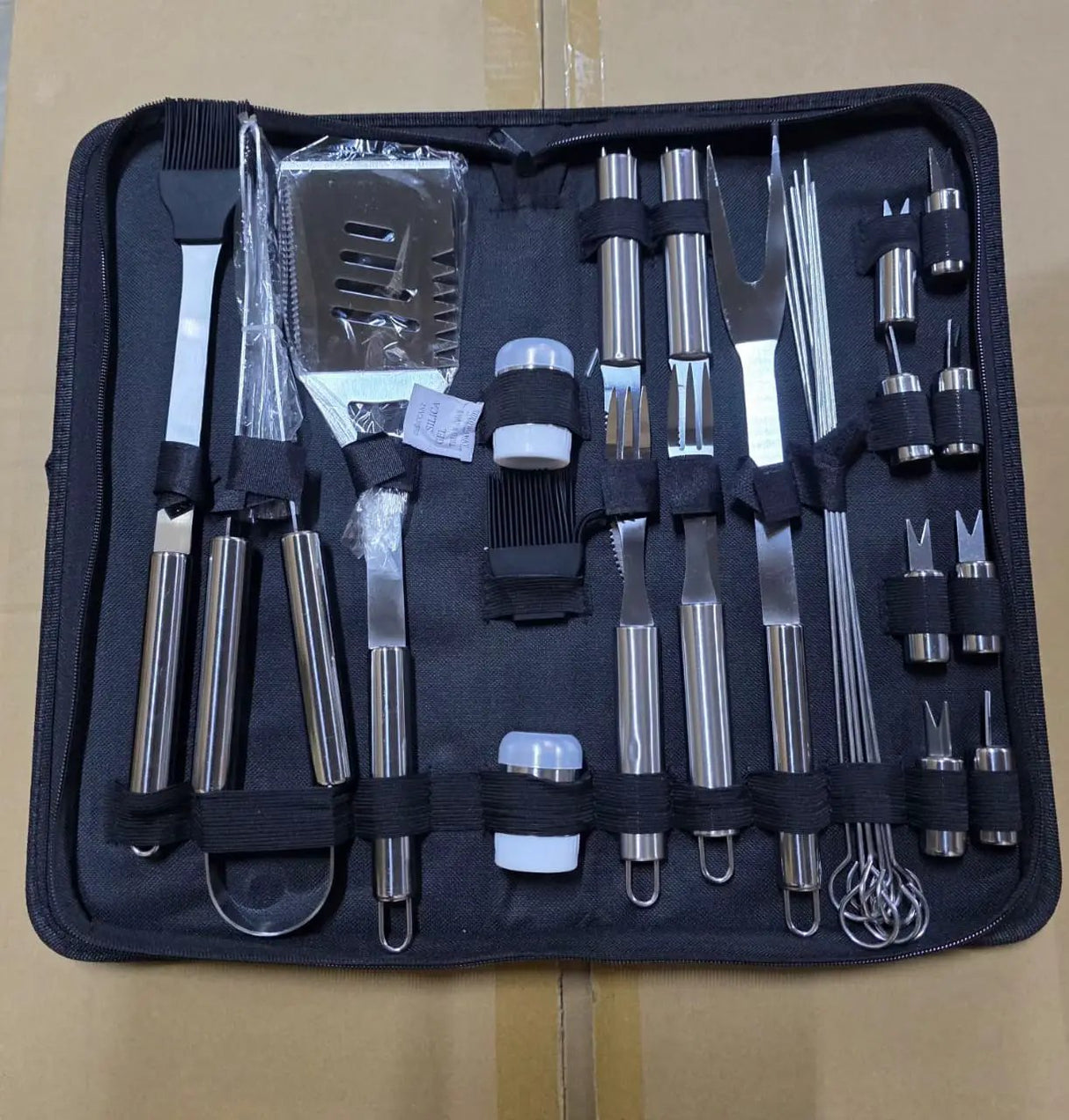 BBQ Grill Utensils Tool Set with Portable Bag Outdoor & BBQ Kitchen Utensil Sets