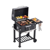 Modern Outdoor Gas Grill Set with Trolley Outdoor & BBQ Outdoor Grills