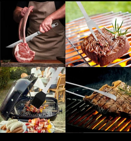 Grill Utensils Kit with Portable Bag Outdoor & BBQ Outdoor Grill Accessories