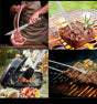 Grill Utensils Kit with Portable Bag Outdoor & BBQ Outdoor Grill Accessories