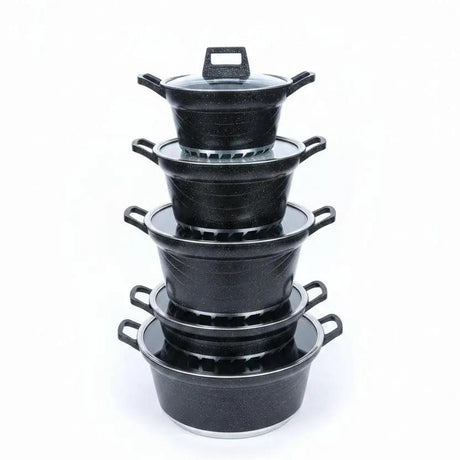 Lackryne 10-Piece Cookware Set Cookware Set Cookware Sets