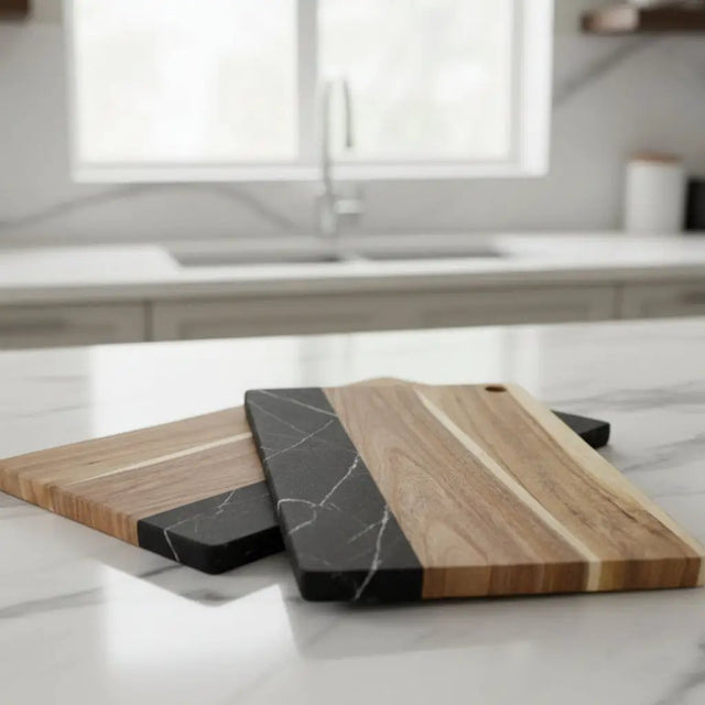 Acacia Wood Marble Cutting Board Cutting Board Cutting Boards
