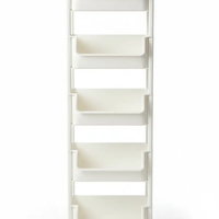 5-Tier Slim Rolling Storage Trolley Storage Trolley Carts
