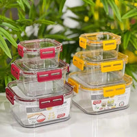 3-Piece Stackable Food Storage Containers Food Storage Food Storage Containers