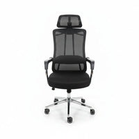 High-Back Mesh Office Chair with Headrest & Chrome Frame Office Chair Office Chairs