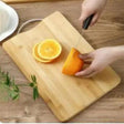 Double Sided Bamboo Wooden Chopping Board – 38x28cm Kitchen & Dining Cutting Boards