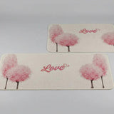 2pc Rubber Kitchen Mats Set Kitchen Mats Rugs