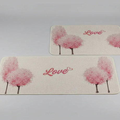 2pc Rubber Kitchen Mats Set Kitchen Mats Rugs