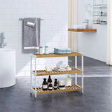 3-Layer Natural Bamboo Shoe Rack Storage & Organisation Shoe Racks