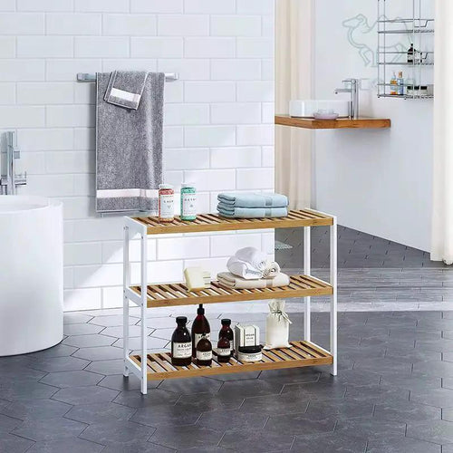 3-Layer Natural Bamboo Shoe Rack Storage & Organisation Shoe Racks