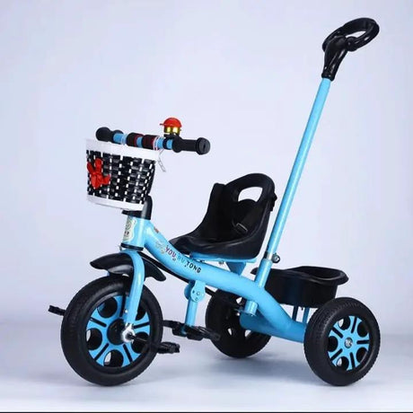 Kids Tricycle with Pusher Ride-On Toys Push & Pedal Riding Vehicles