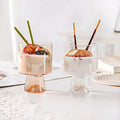 Snow Mountain Tulip Crystal Glass Cup Glassware Tumblers