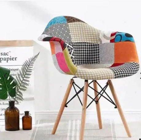 Bucket Patchwork Eames Chair Accent Chairs Armchairs