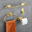4pcs Stainless Steel Bathroom Organizer Set Bathroom Accessories Bathroom Accessory Sets