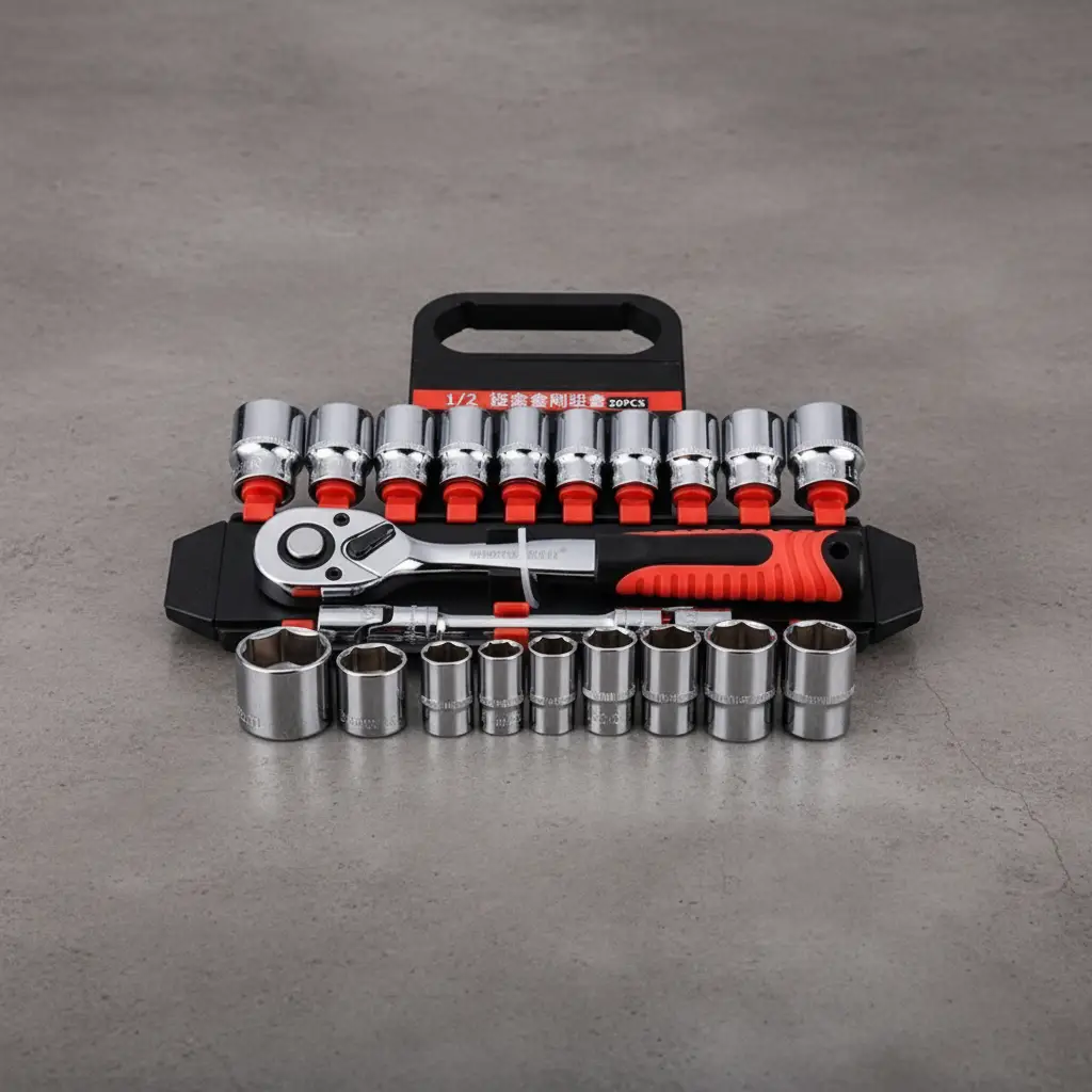 20-Piece Versatile Drive Socket Tool Set Tools & Hardware Mechanic Tool Sets