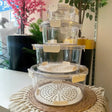 4-Piece Circular Food Storage Containers Kitchen Storage Food Storage Containers