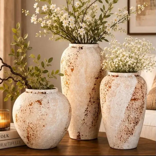 Modern Ceramic Vase Sabi Sabi Style Vases