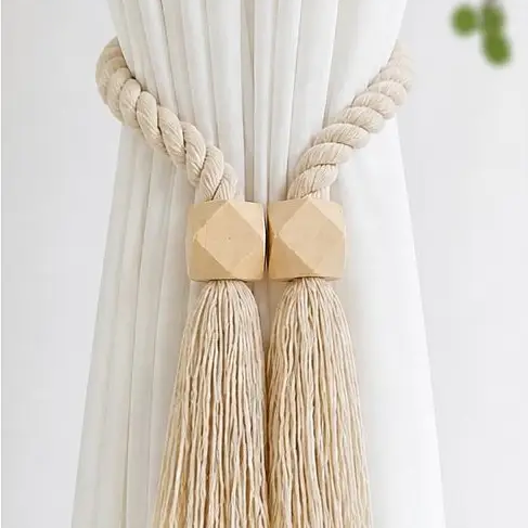 Adjustable Curtain Tiebacks Rope Curtain Accessories Curtain Tiebacks