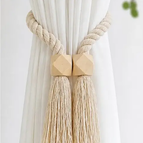 Adjustable Curtain Tiebacks Rope Curtain Accessories Curtain Tiebacks