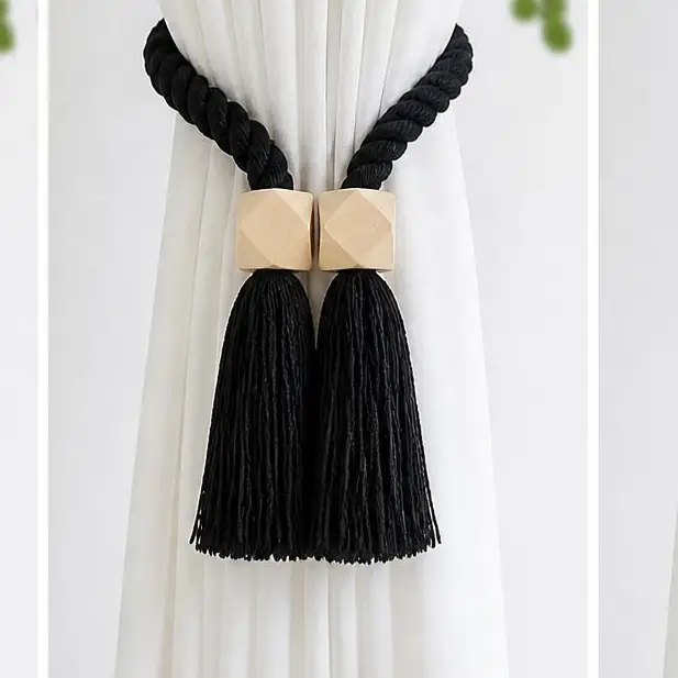 Adjustable Curtain Tiebacks Rope Curtain Accessories Curtain Tiebacks