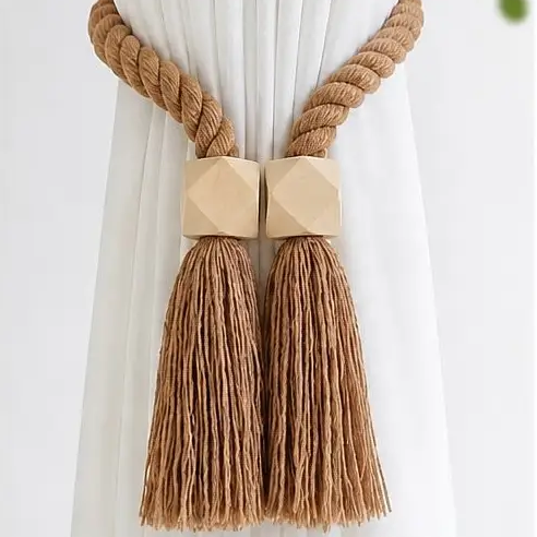 Adjustable Curtain Tiebacks Rope Curtain Accessories Curtain Tiebacks