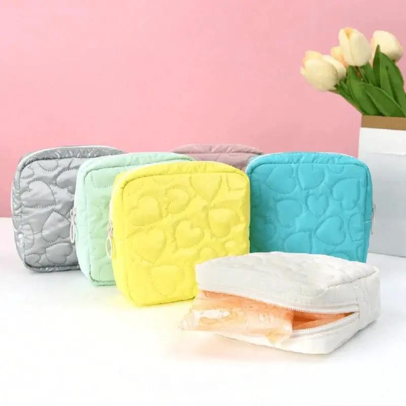 Candy Color Glossy PU Cosmetic Bag Bags & Accessories Makeup Bags
