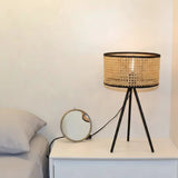 Rattan Tripod Table Lamp Home Decor Table Lamps