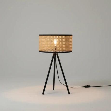 Rattan Tripod Table Lamp Home Decor Table Lamps