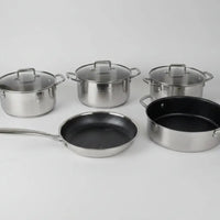 Uakeen VK56 Triple S/S Cookware Set 9pc Cookware Cookware Sets